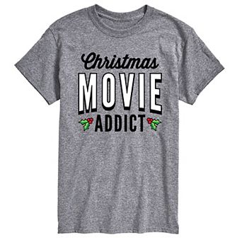 Big & Tall Christmas Movie Addict Tee
