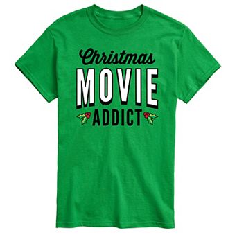 Big & Tall Christmas Movie Addict Tee