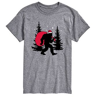 Big & Tall Sasquatch Santa Tee