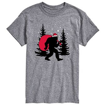 Big & Tall Sasquatch Santa Tee