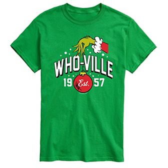 Big & Tall Whoville Grinch Hand Tee