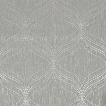 Boutique Optical Geo Gray Removable Wallpaper