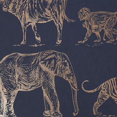 Boutique Safari Animals Removable Wallpaper