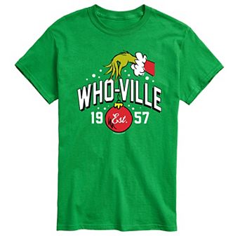 Men's Dr. Seuss Grinch Who-ville Est 1957 Tee