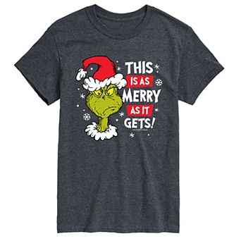 Men's Dr. Seuss Grinch This Is As Merry As It Gets Tee