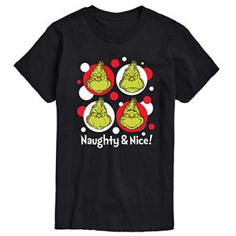 Men's Dr. Seuss Grinch Naughty & Nice Tee