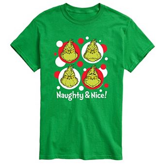 Men's Dr. Seuss Grinch Naughty & Nice Tee