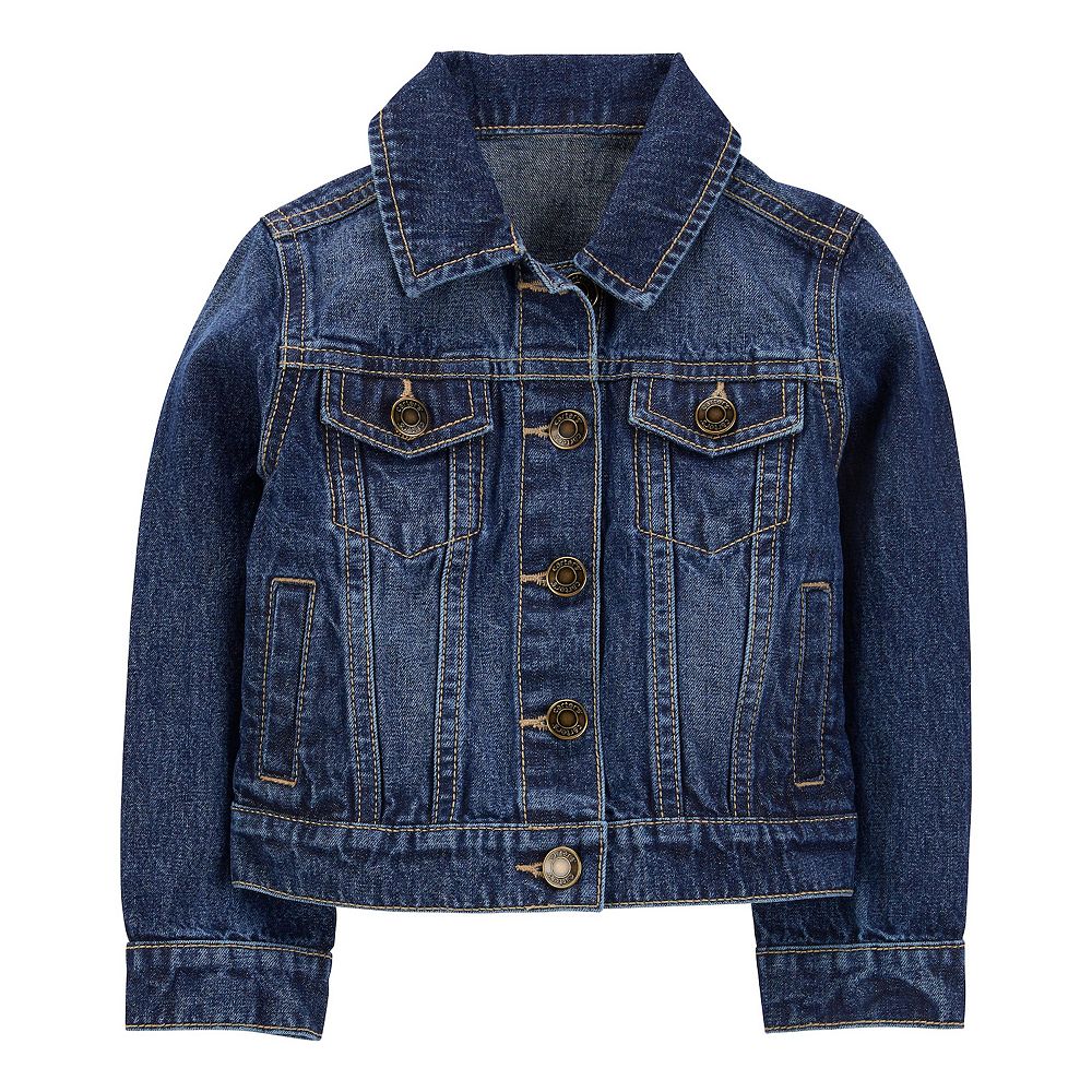 Cromoncent Boy's Kids Child Denim Jacket Button Down Winter Coat