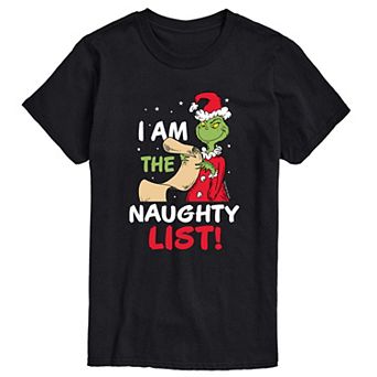 Big & Tall I Am The The Naughty List Tee