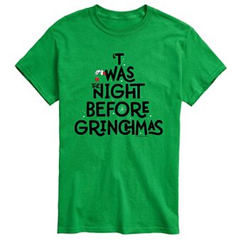 Big & Tall The Night Before Grinchmas Tee