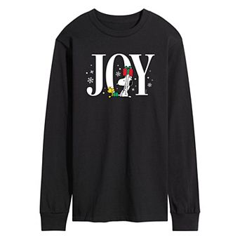 Men's Peanuts Snoopy Woodstock Joy Long Sleeve Tee