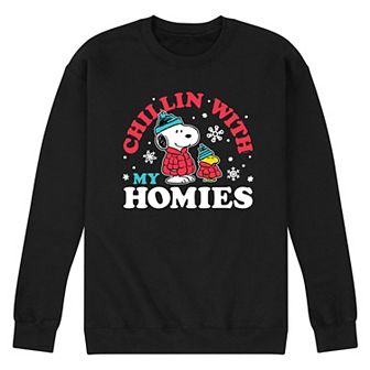 Men's Peanuts Chillin With My Homies Sweatshirt