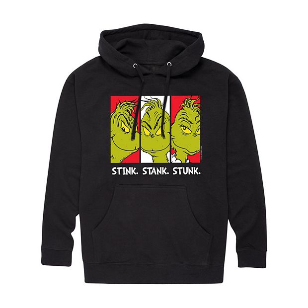 Dr. Seuss - The Grinch - Men's Pullover Hooded Fleece Sweatshirt