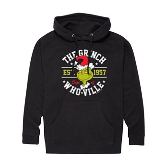 Men's Dr. Seuss Grinch Dept Of Who-ville Hoodie
