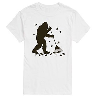 Men's Sasquatch Raking Leaves Tee
