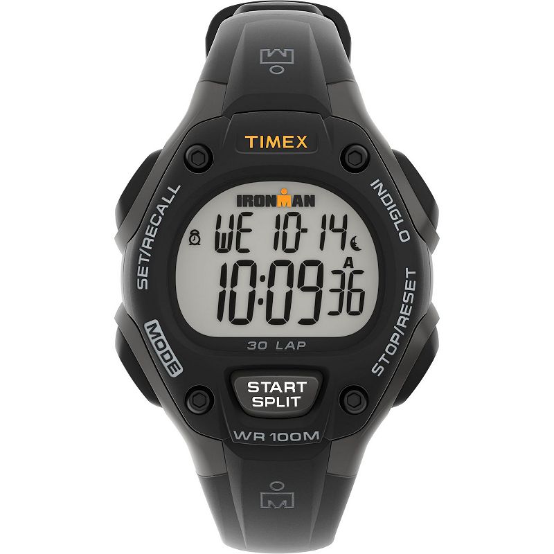 Timex® Women's Ironman 30-Lap Digital Chronograph Watch - T5E961, Black