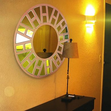 Camden Isle Millennium 31.5 in. x 31.5 in. Casual Round Classic Accent Wall Mirror