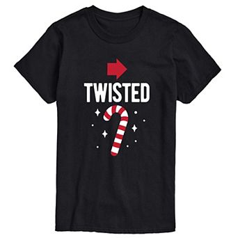 Men's Candy Cane Twisted Tee