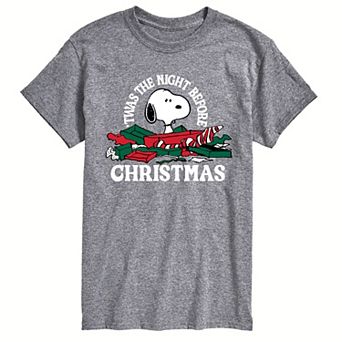 Men's Peanuts 'Twas The Night Before Christmas Tee
