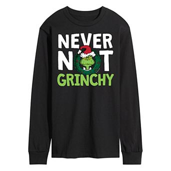 Men's Dr. Seuss Grinch Never Not Grinchy Long Sleeve Tee
