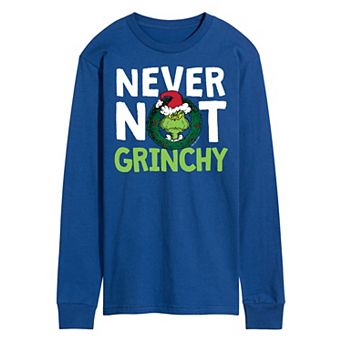 Men's Dr. Seuss Grinch Never Not Grinchy Long Sleeve Tee