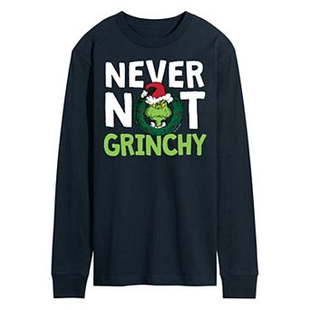 Men's Dr. Seuss Grinch Never Not Grinchy Long Sleeve Tee