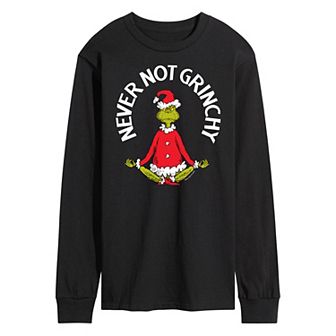 Men's Dr. Seuss Grinch Never Not Grinchy Long Sleeve Tee