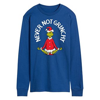 Men's Dr. Seuss Grinch Never Not Grinchy Long Sleeve Tee