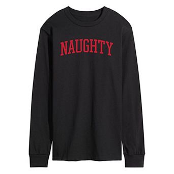 Men's Naughty Long Sleeve Tee