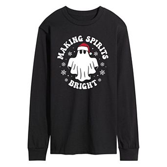 Men's Making Spirits Bright Long Sleeve Tee