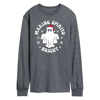 Men's Making Spirits Bright Long Sleeve Tee