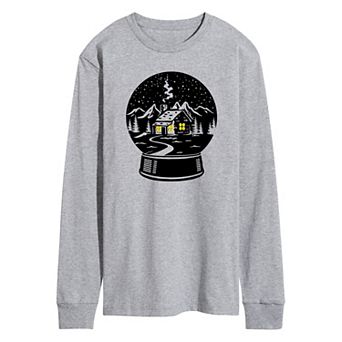 Men's Snow Globe Long Sleeve Tee
