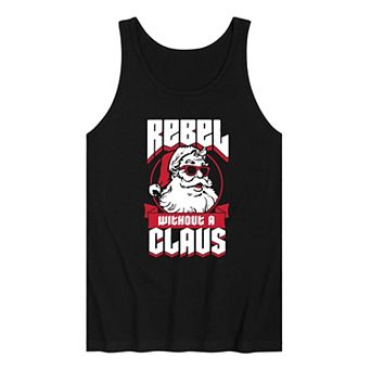 Men's Rebel Without A Claus Tank Top Top