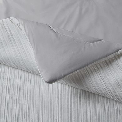 Beautyrest Jasper 5-Piece Crinkle Velvet Oversized Comforter Set with Pillows