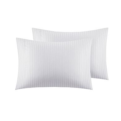 Beautyrest Vail 10-Piece Modern Watercolor Ombre Comforter & Sheet Set with Pillows