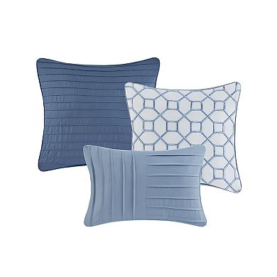 Beautyrest Nora 10-Piece Modern Geometric Comforter & Sheet Set with Pillows