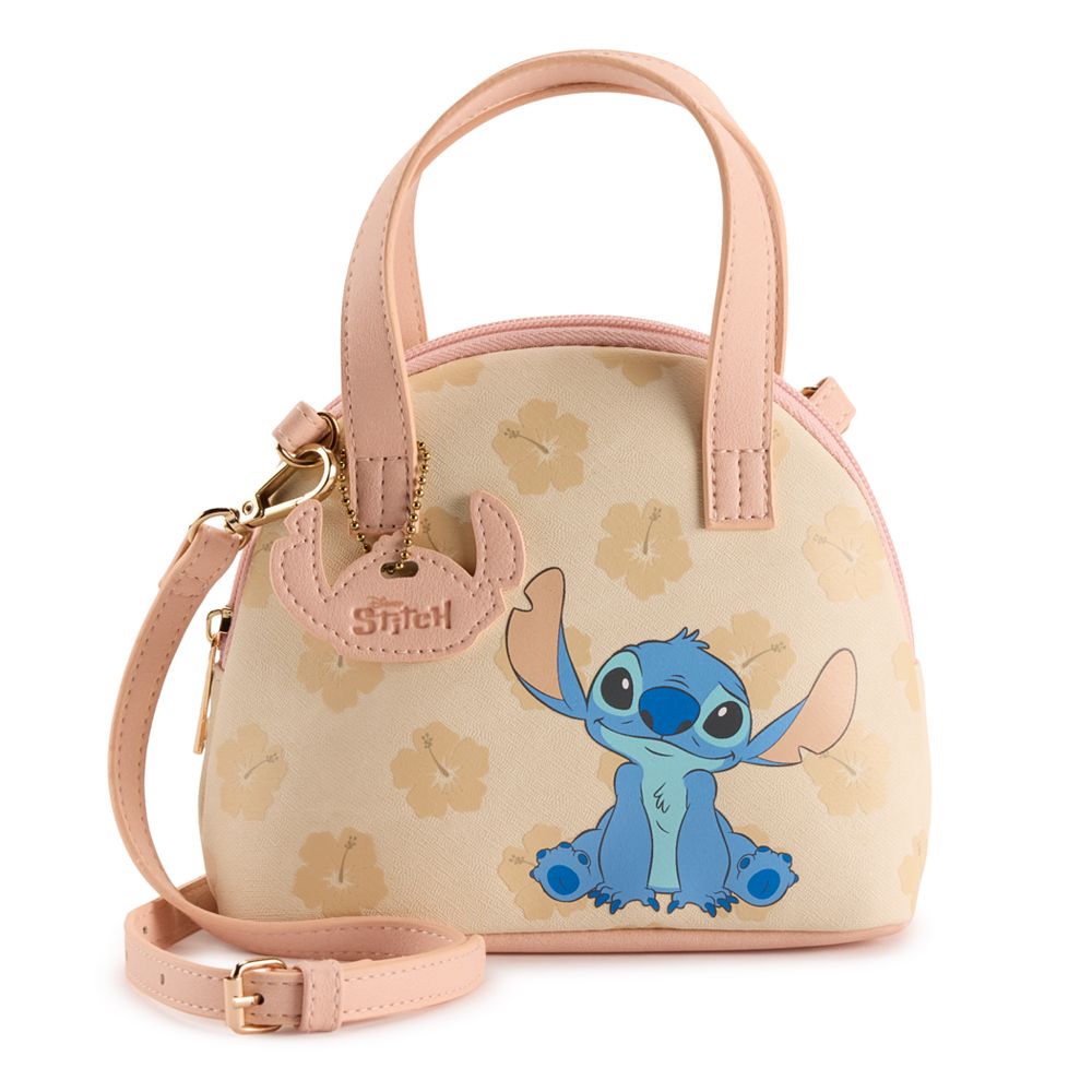 [JILLSTUART]★STITCH DECORATION LEATHER MINI CROSS BAG Disney Lilo and Stitch Girls Mini Satchel Crossbody Bag