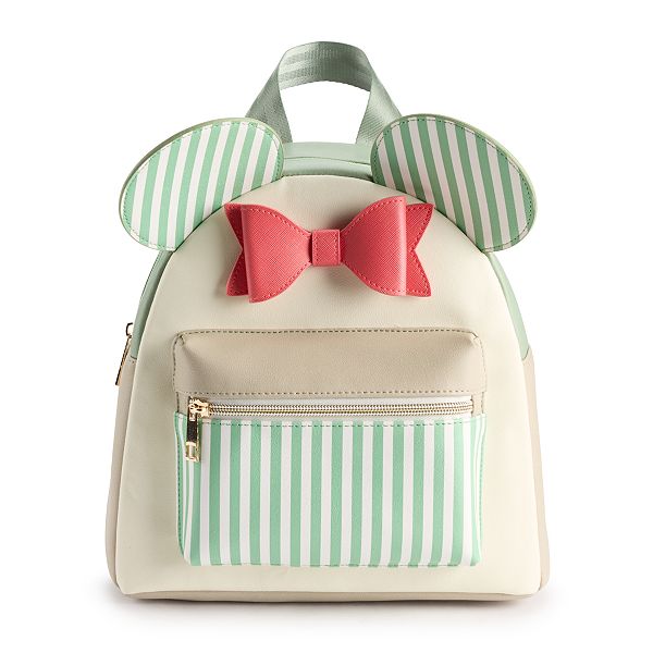 Disney's Minnie Mouse Striped Mini Backpack