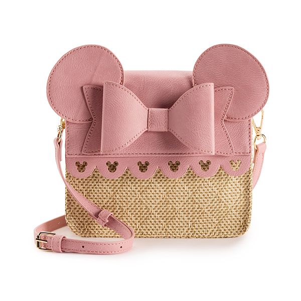 Disney s Minnie Mouse Crossbody Bag with 3D Bow and Ears