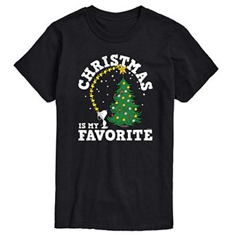 Big & Tall Peanuts Christmas Favorite Tee