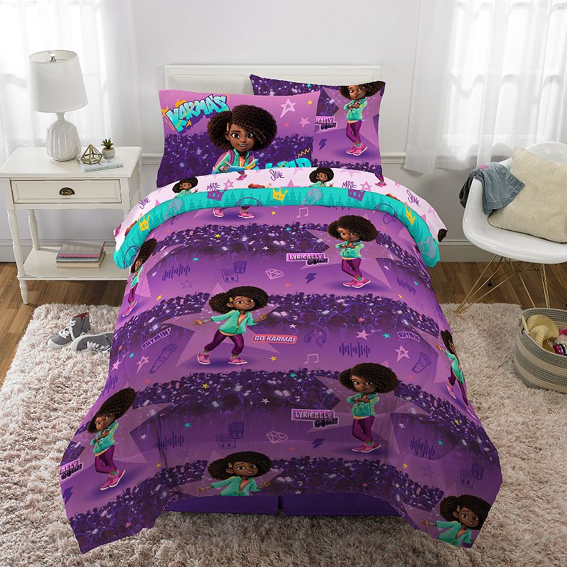 Girls Karmas World Sing Your Song 5-piece Twin Bedding Set, Multicolor