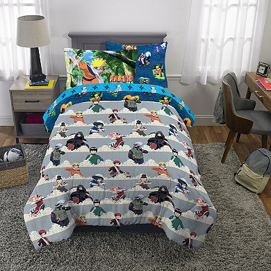 Boys Naruto Way of the Ninja 5-piece Twin Bedding Set