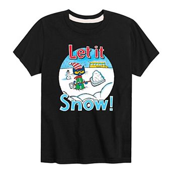 Boys 8-20 Pete The Cat Let It Snow Tee