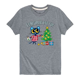 Boys 8-20 Pete The Cat Christmas Tree Tee