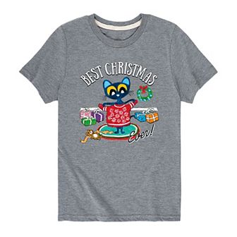 Boys 8-20 Pete The Cat Best Christmas Tee