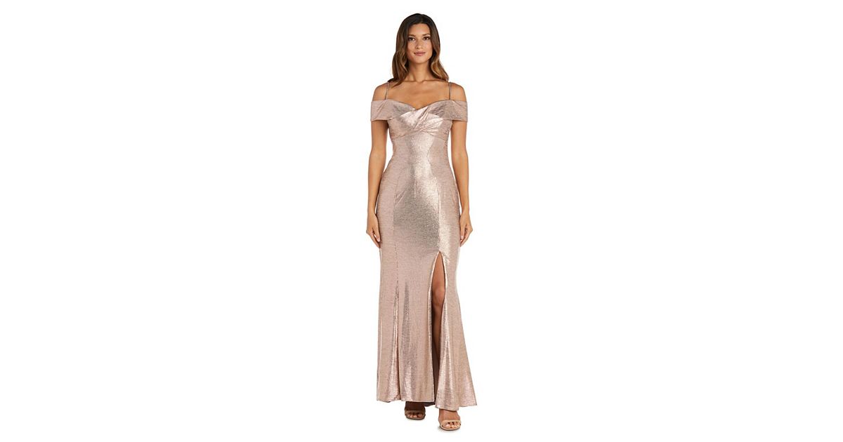 nightway rose gold sequin dress Evening Gowns Nightway Rose Gold Sequin Dress Formal Dress Macy's Rose  Gold Sequin Dress R M Richards