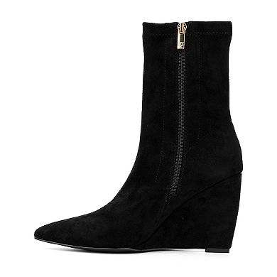New York & Company Odette Women's Wedge Ankle Boots