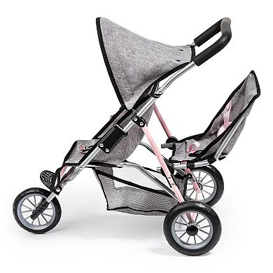 Bayer Dolls Twin 3-Wheel Jogger Stroller