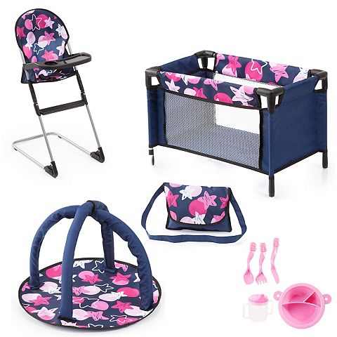 Детские куклы Bayer Dolls Baby Doll Travel Bed Set