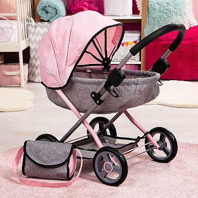 Bayer Dolls 4-in-1 Toy Baby Doll Pram Stroller Cosy Set